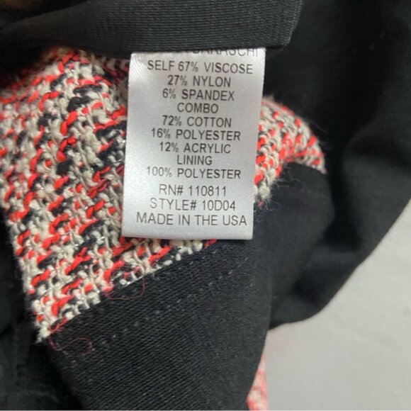 Yoana Baraschi Anthropologie tweed bodycon dress dress Sz 10 - Picture 10 of 14